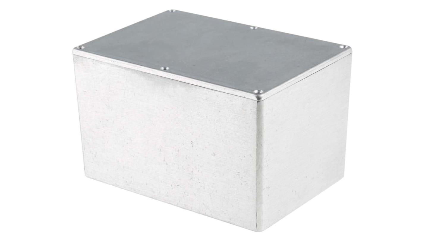 Caja RS PRO de Aluminio Presofundido Plateado, 171.9 x 120.9 x 106mm, Apantallada