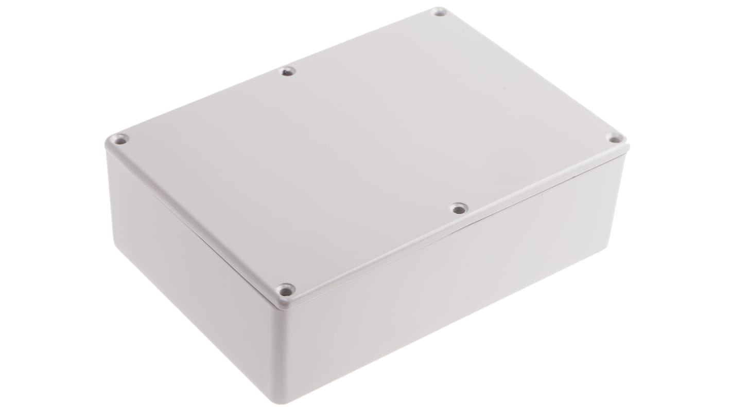 Caja RS PRO de Aluminio Presofundido Gris, 171.9 x 120.9 x 55mm, Apantallada