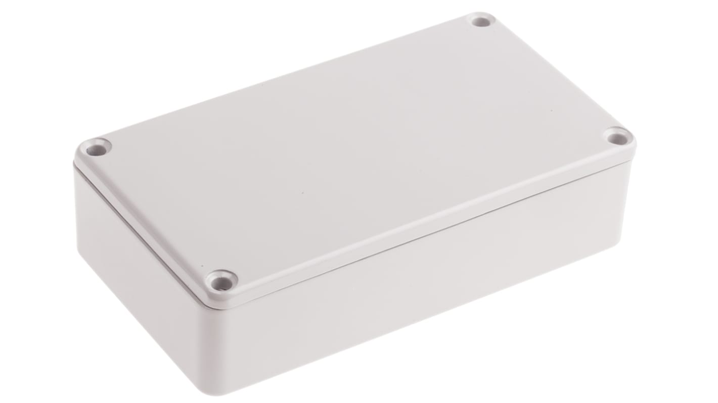 Caja RS PRO de Aluminio Presofundido Gris, 114.5 x 63.6 x 30.3mm, Apantallada