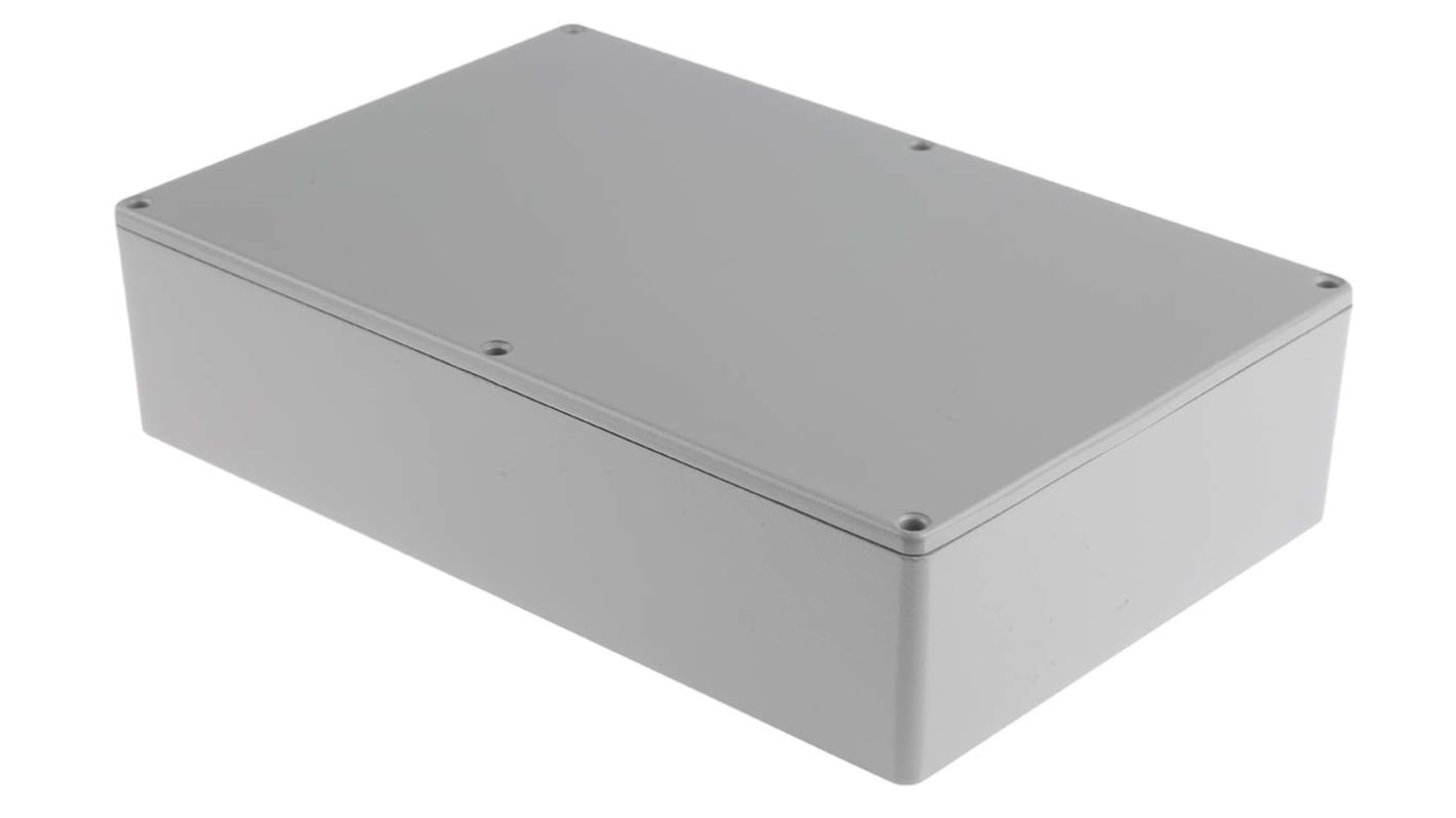 Caja RS PRO de Aluminio Presofundido Gris, 222.1 x 145.9 x 55.9mm, Apantallada