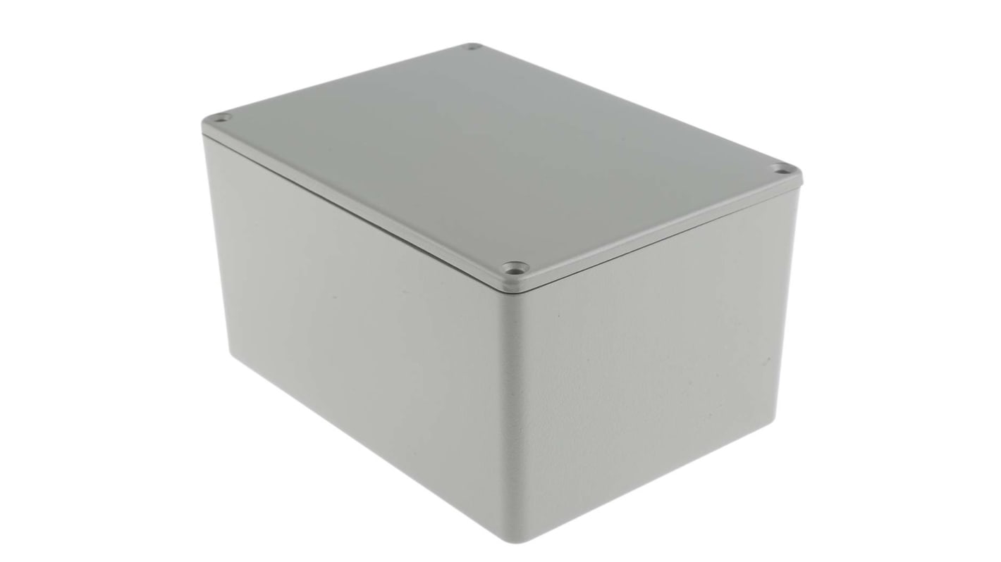 Caja RS PRO de Aluminio Presofundido Gris, 139.1 x 101.5 x 76.7mm, Apantallada
