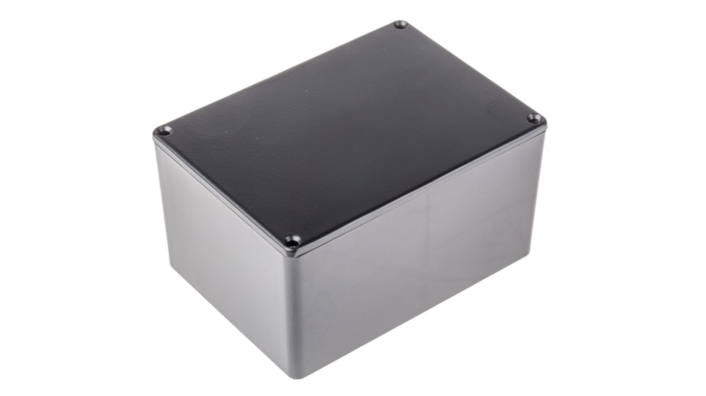 Caja RS PRO de Aluminio Presofundido Negro, 139.1 x 101.5 x 76.7mm, Apantallada