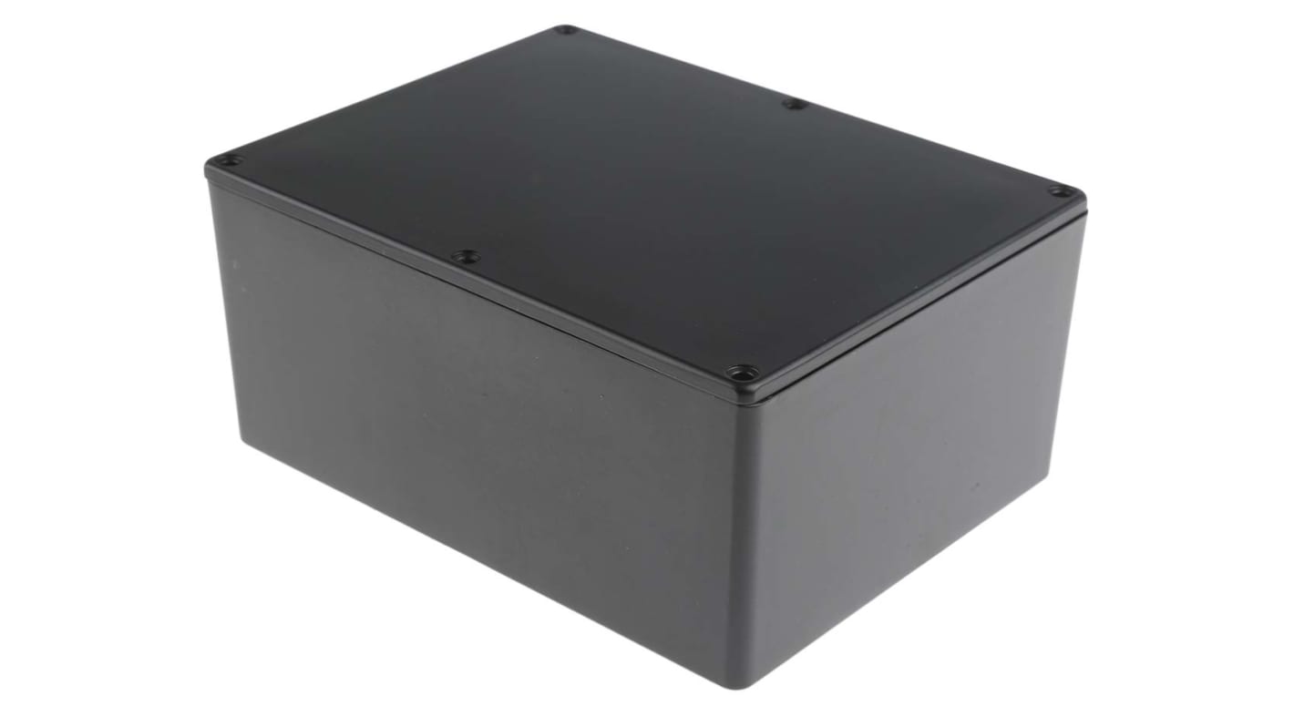 Caja RS PRO de Aluminio Presofundido Negro, 165.8 x 127.3 x 76.3mm, IP66, Apantallada