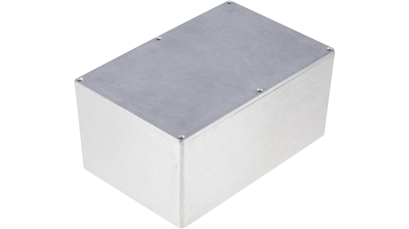 Caja RS PRO de Aluminio Presofundido Plateado, 222.2 x 146 x 106.5mm, Apantallada