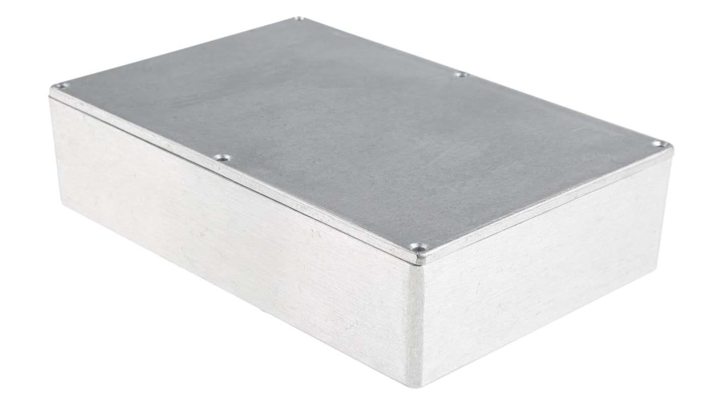 Caja RS PRO de Aluminio Presofundido Plateado, 222.1 x 145.9 x 55.9mm, IP66, Apantallada