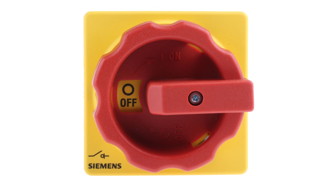 Siemens 3LD2203 Trennschalter 3-polig 32A Tafelmontage Rot IP 65 11,5kW 690V ac 3-phasig SENTRON 3 Öffner
