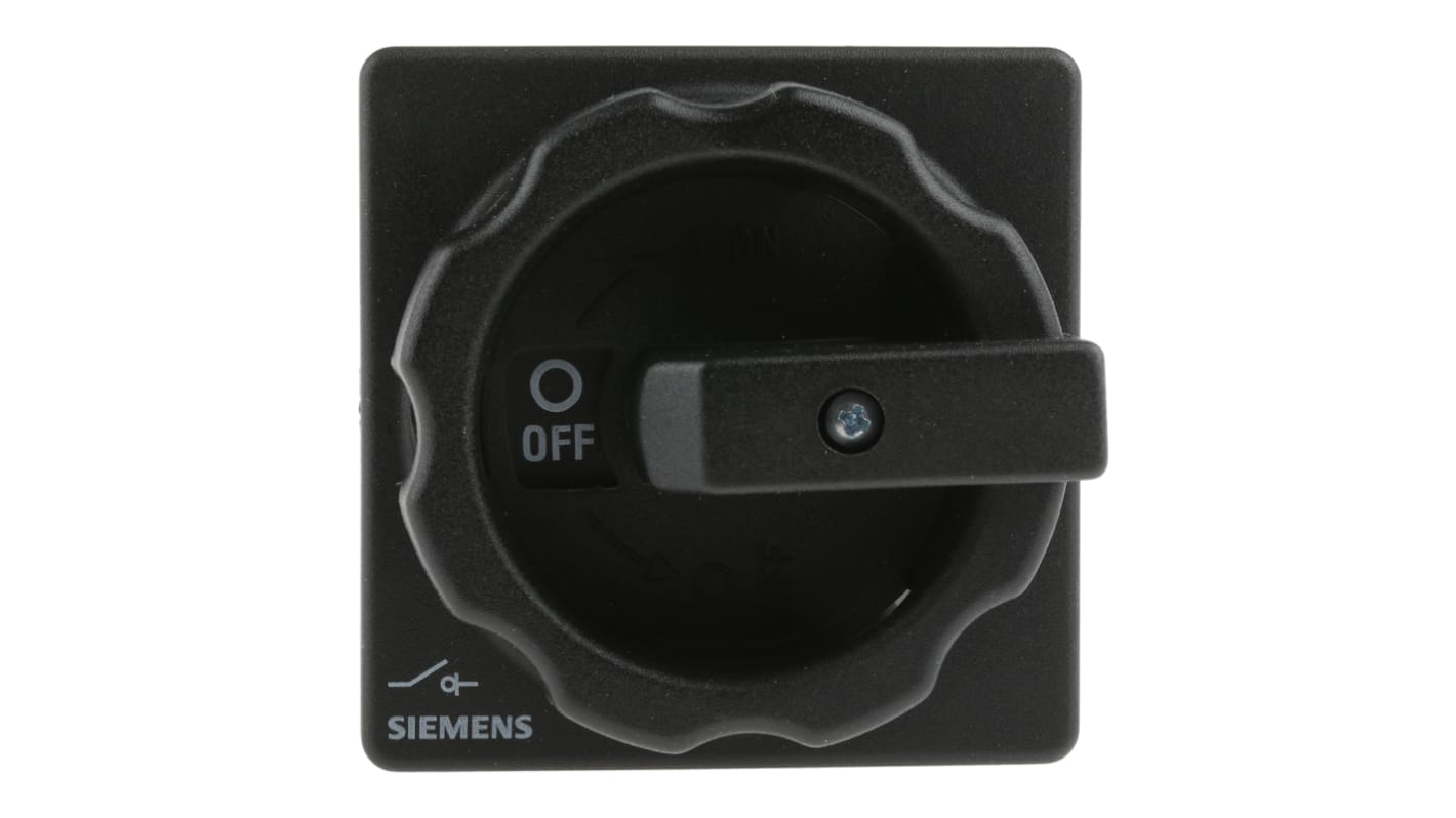 Siemens Trennschalter 3-polig 32A Tafelmontage Schwarz IP 65 11,5kW 690V ac 3-phasig SENTRON