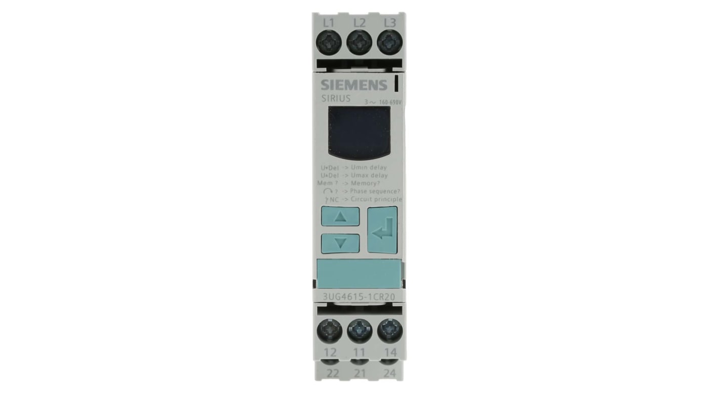 Купить SIEMENS 3UG4621-1AA30 - Реле контроля тока ток AC и DC Монтаж: DIN Тип ВЫ