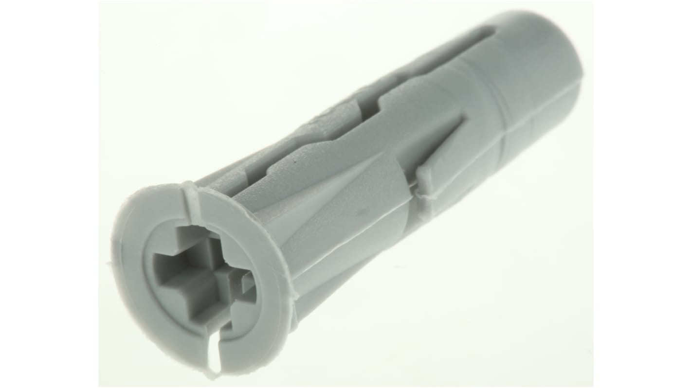 RawlPlug Nylon Wall Plug 32mm, 8mm Fixing Hole