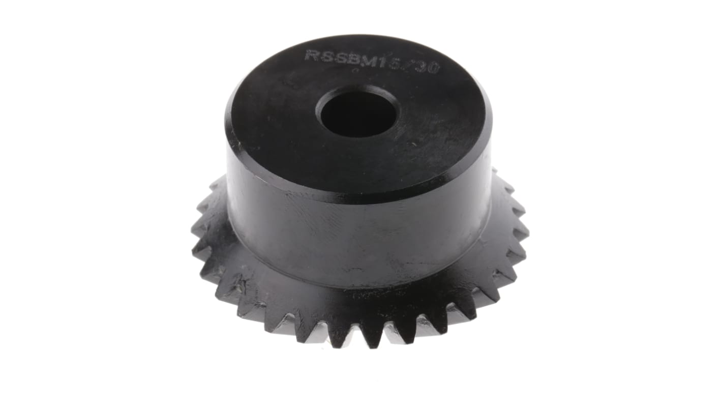 RS PRO Steel Mitre Gear, 10mm Bore, 30 Teeth, 1.5 Module