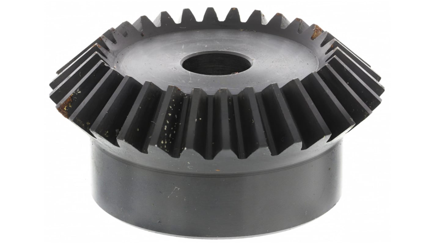 RS PRO Steel Mitre Gear, 16mm Bore, 30 Teeth, 2.5 Module