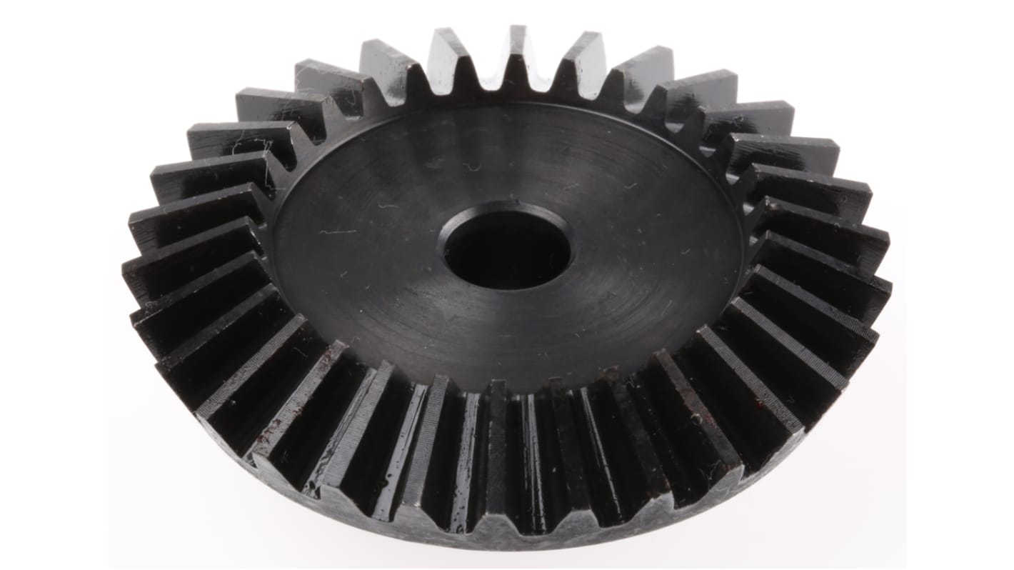 RS PRO Steel Bevel Gear, 10mm Bore, 30 Teeth, 2 Module