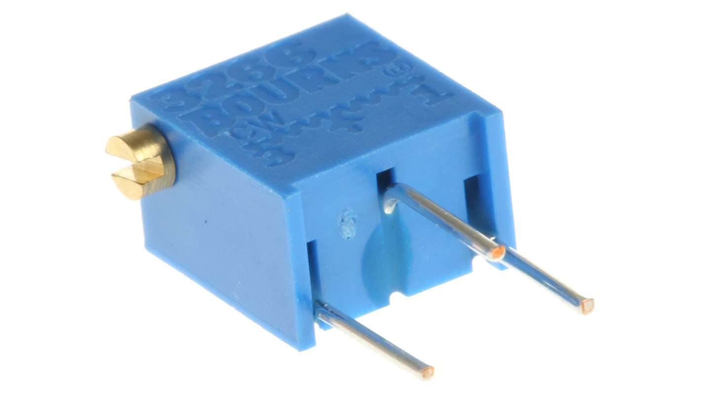 Bourns 3266 12-Gang THT Trimmer-Potentiometer, Seitliche Einstellung, 5kΩ, ±10%, 0.25W, Pin, L. 7.73mm