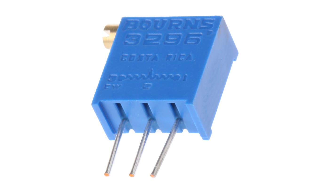 3296X-1-202LF | 2kΩ, Through Hole Trimmer Potentiometer 0.5W Side ...