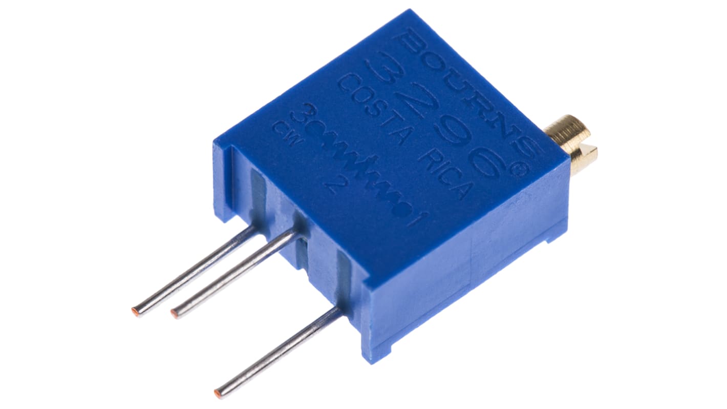 3296Y1203LF 20kΩ, Through Hole Trimmer Potentiometer 0.5W Top Adjust Bourns, 3296 RS