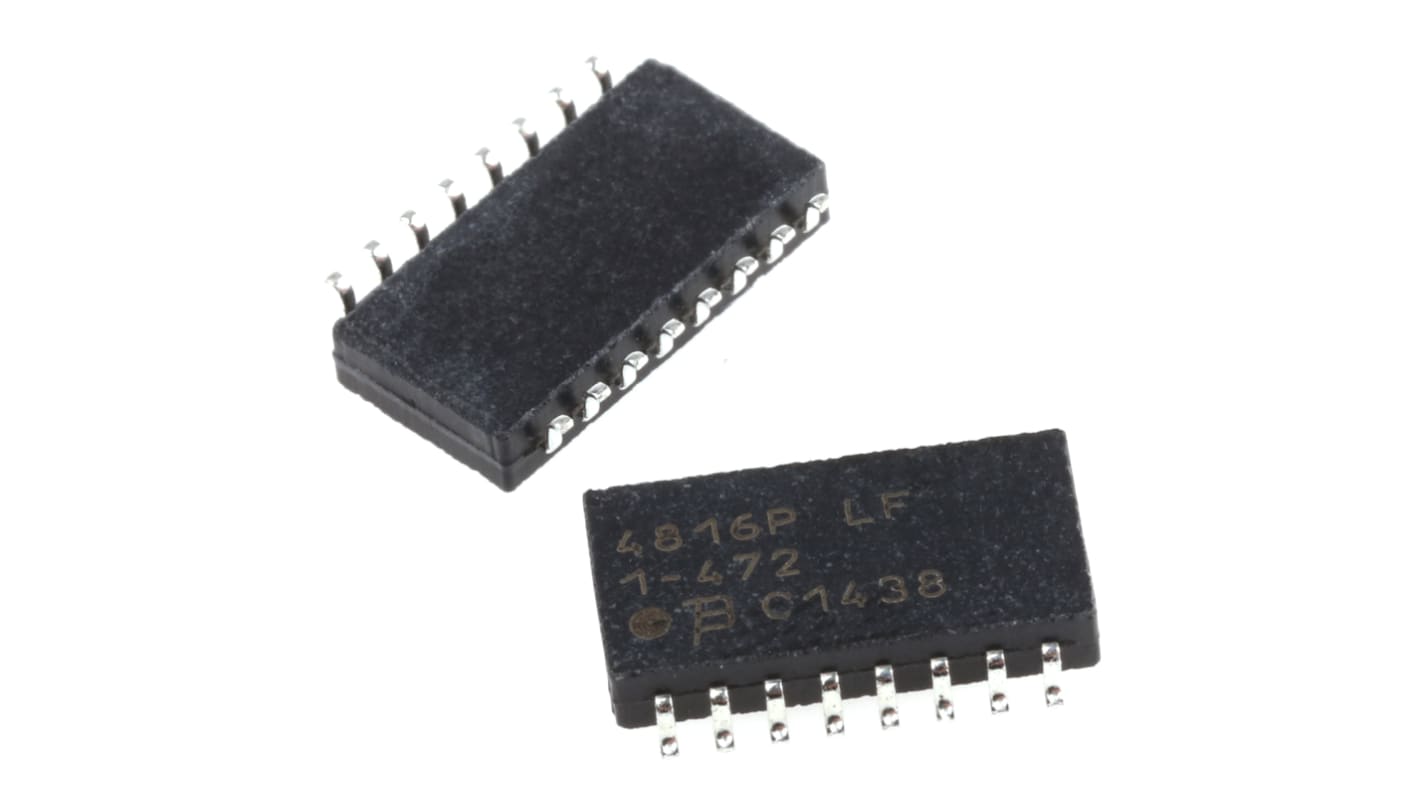 Bourns, 4800P 4.7kΩ ±2% Isolated Resistor Array, 8 Resistors, 1.28W total, SOM, Standard SMT