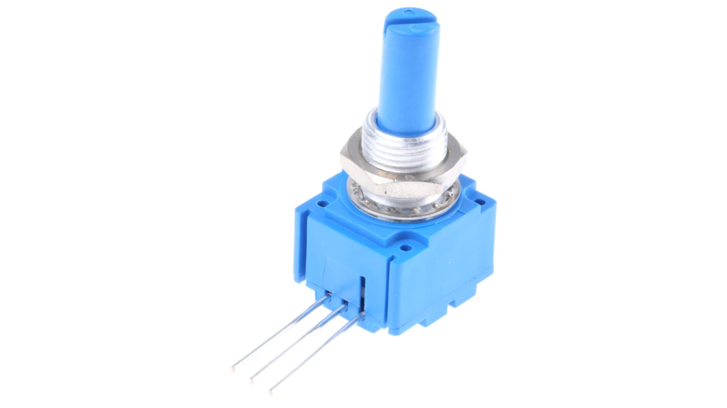 Bourns 91 THT, Tafelmontage  Dreh Potentiometer 10kΩ ±20% / 0.25W , Schaft-Ø 6,35 mm