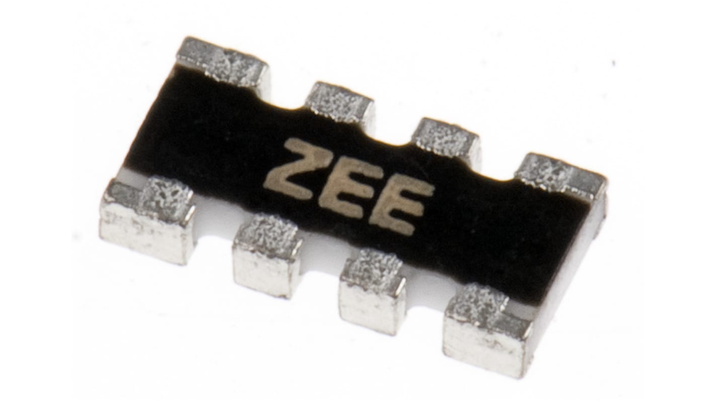 Bourns, CAY16 3.3kΩ ±5% Isolated Resistor Array, 4 Resistors, 0.25W total, 1206 (3216M), Convex