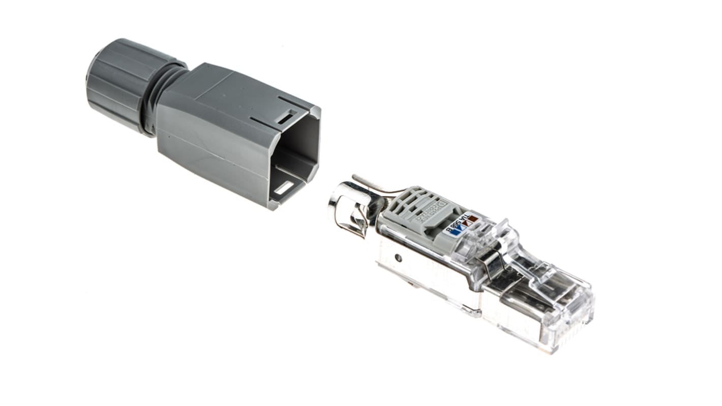 1656725 Phoenix Contact QUICKON Series Male RJ45 Connector, Cable