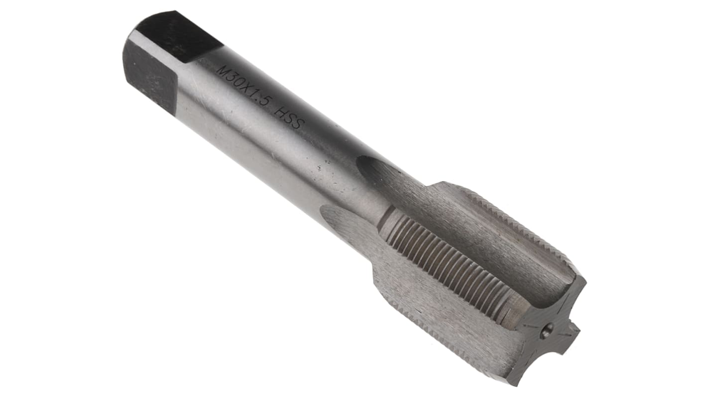 RS PRO Threading Tap, M30 Thread, 1.5mm Pitch, Metric Fine Standard