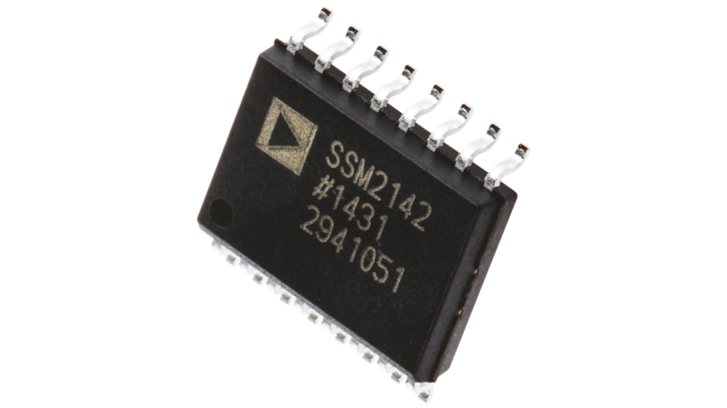 Analog Devices SSM2142SZ Differential Line Driver, 16-Pin SOIC W