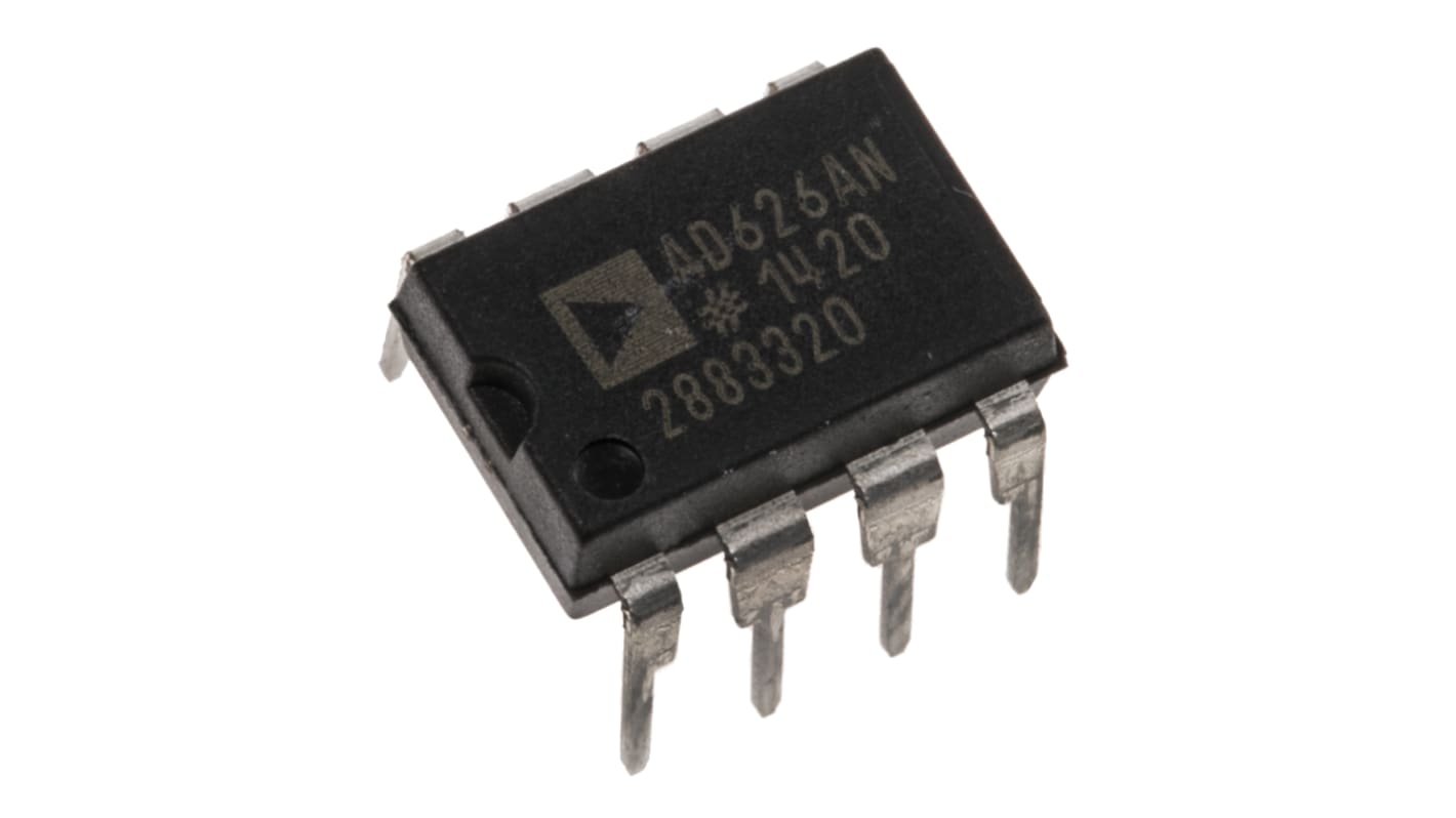 AD626ANZ Analog Devices, Differential Amplifier 8Pin PDIP RS