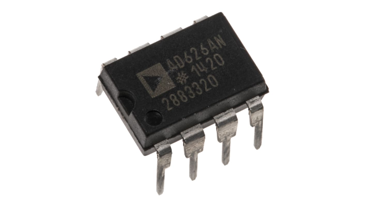 Amplificador de diferencial AD626ANZ 5 V 1-Canales PDIP, 8-Pines