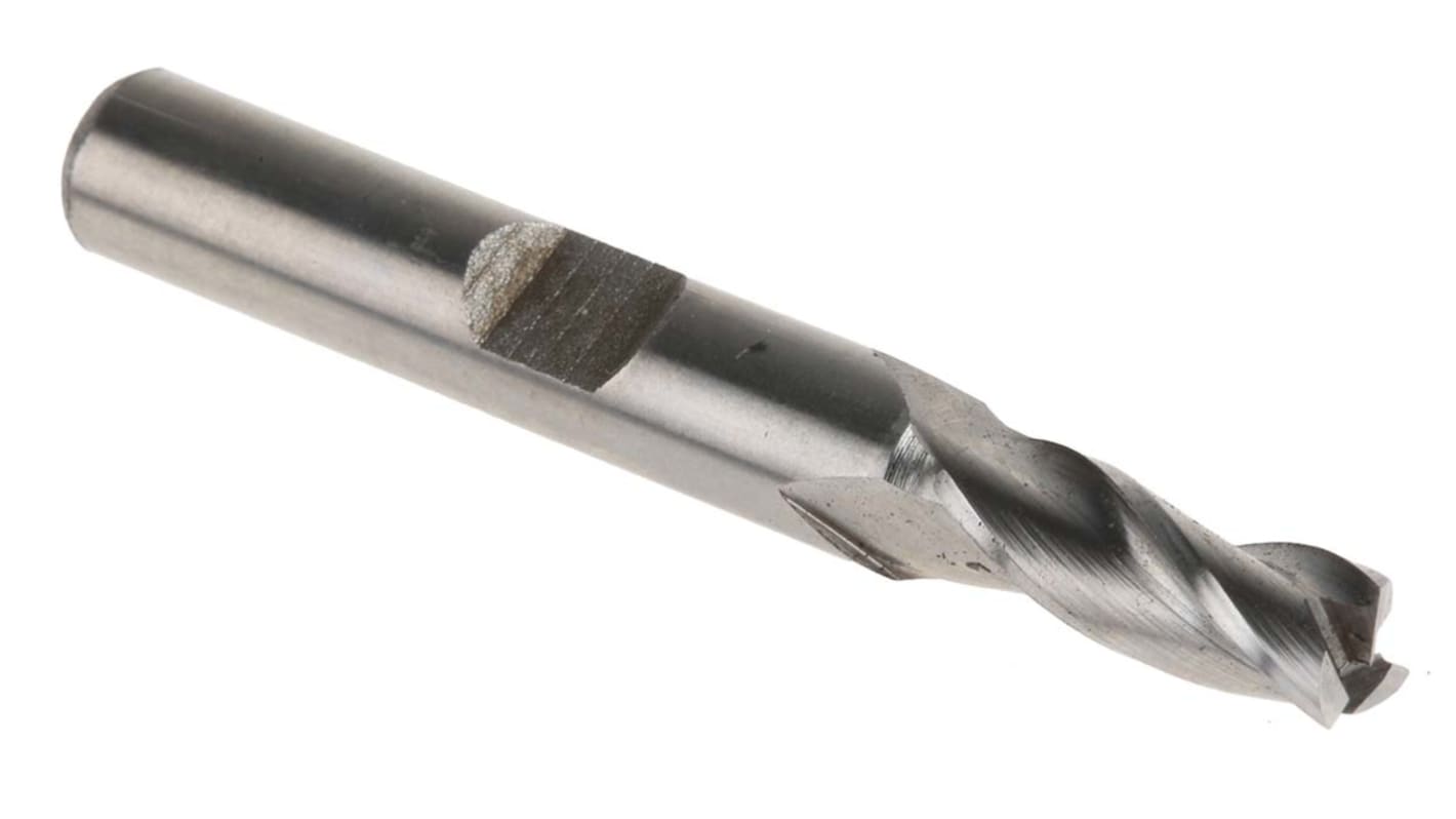 RS PRO End Mill, 5mm Cutter, HSS, 6 mm Shank, 12.5mm Cut