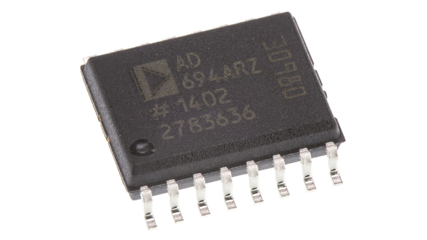 AD694ARZ Analog Devices, 0 → 20 mA, 4 → 20 mA Current Loop Transmitter 16-Pin SOIC W