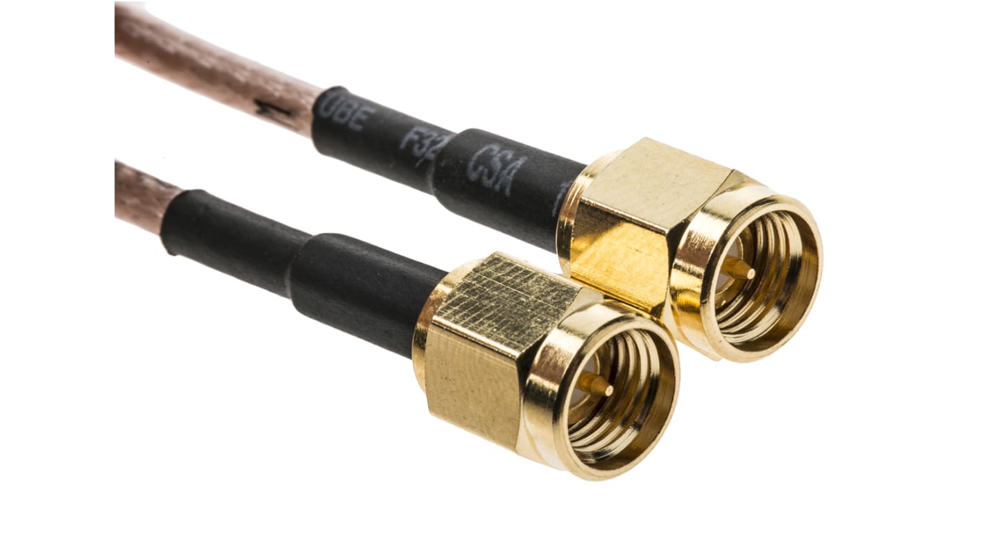 RS PRO Coaxial Cable, 255mm, RG316U Coaxial, Terminated