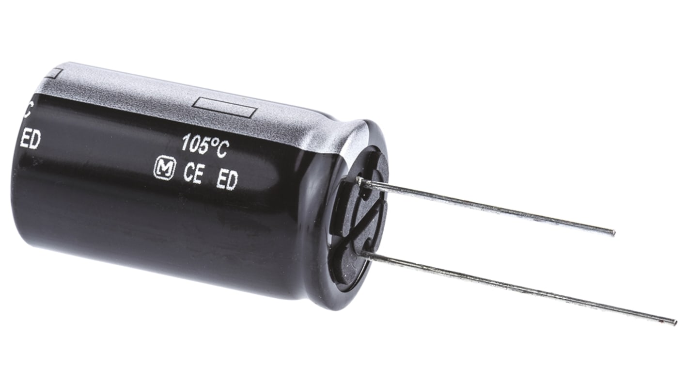 Panasonic 68μF Aluminium Electrolytic Capacitor 400V dc, Radial, Through Hole - EEUED2G680