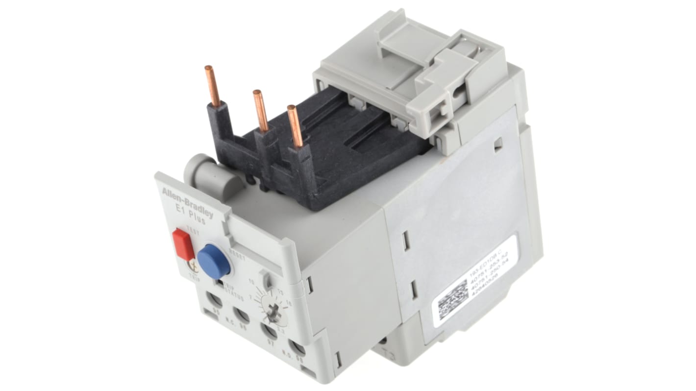 Relais de surcharge électronique Allen Bradley 193-E1 Plus, 1 NO + 1 NF, 16 A, 690 V c.a.