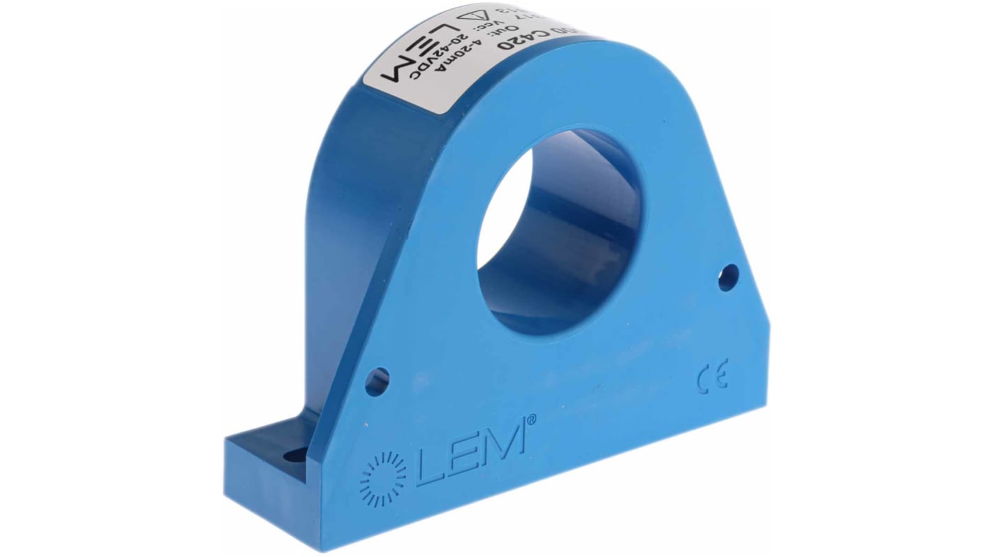 LEM DHR Series Current Transformer, 1000A Input, 1000:1, 4 → 20 mA Output, 32mm Bore, 20 → 50 V dc