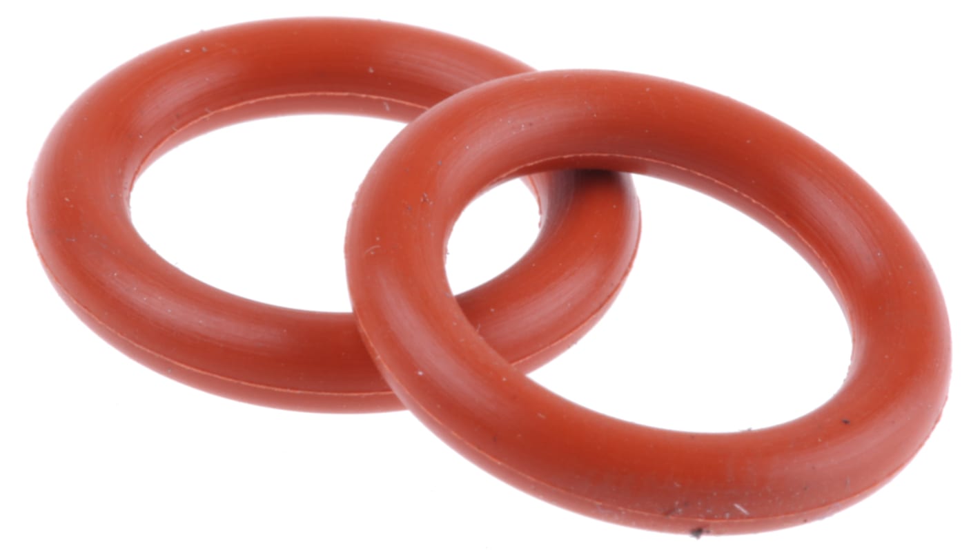 RS PRO Silicone O-Ring O-Ring, 10.77mm Bore, 5/8in Outer Diameter