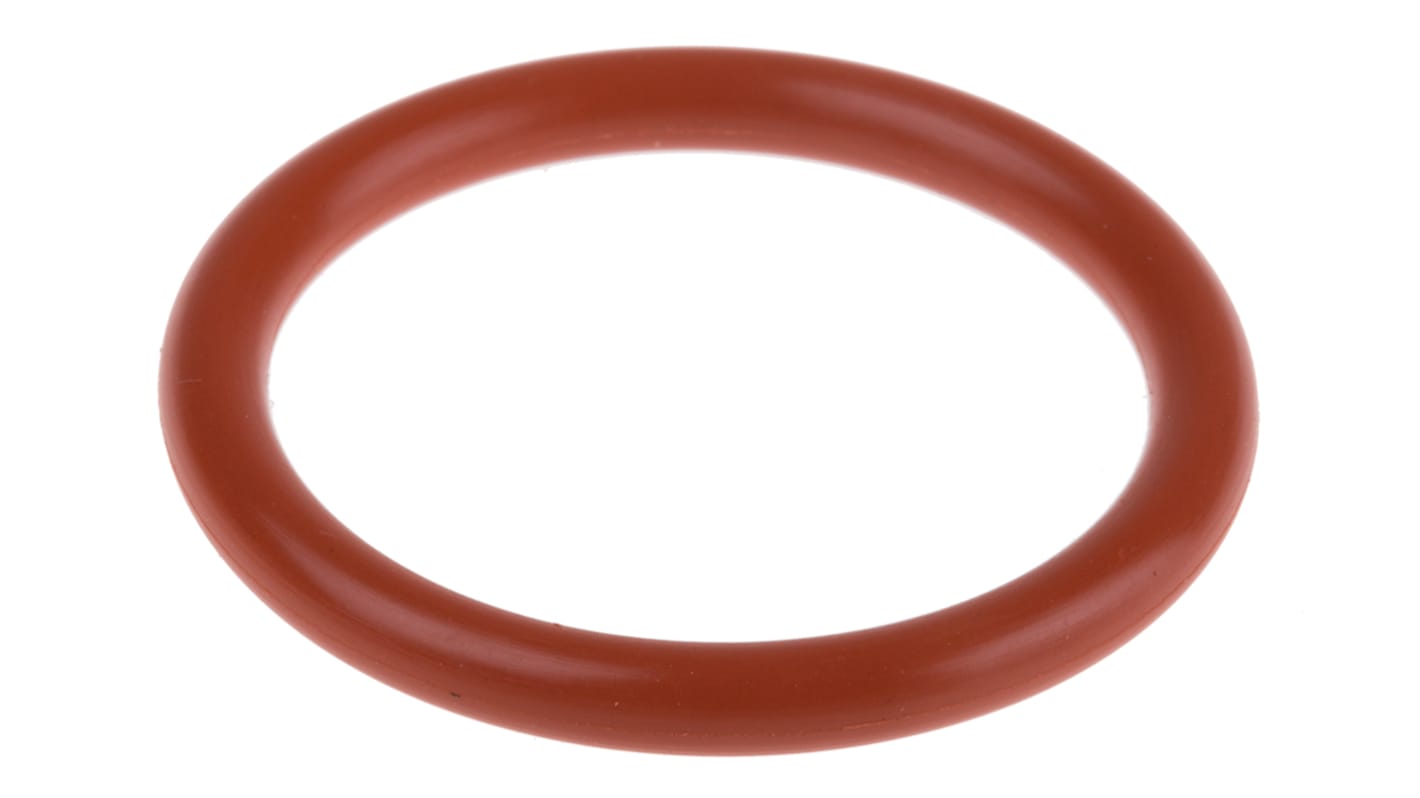 RS PRO O-ring, Silikone, ID: 28.17mm, Tykkelse: 3.53mm