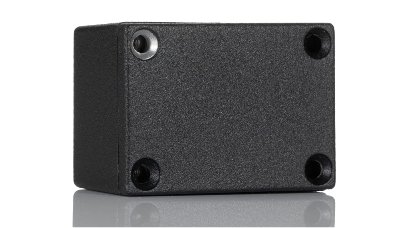 Caja Hammond de Aluminio Presofundido Negro, 53 x 38 x 31mm, IP54, Apantallada