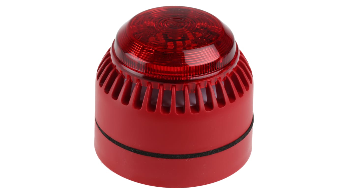 Eaton Red Sounder Beacon, 9 → 30 V dc, IP66, Panel Mount, 101dB at 1 Metre