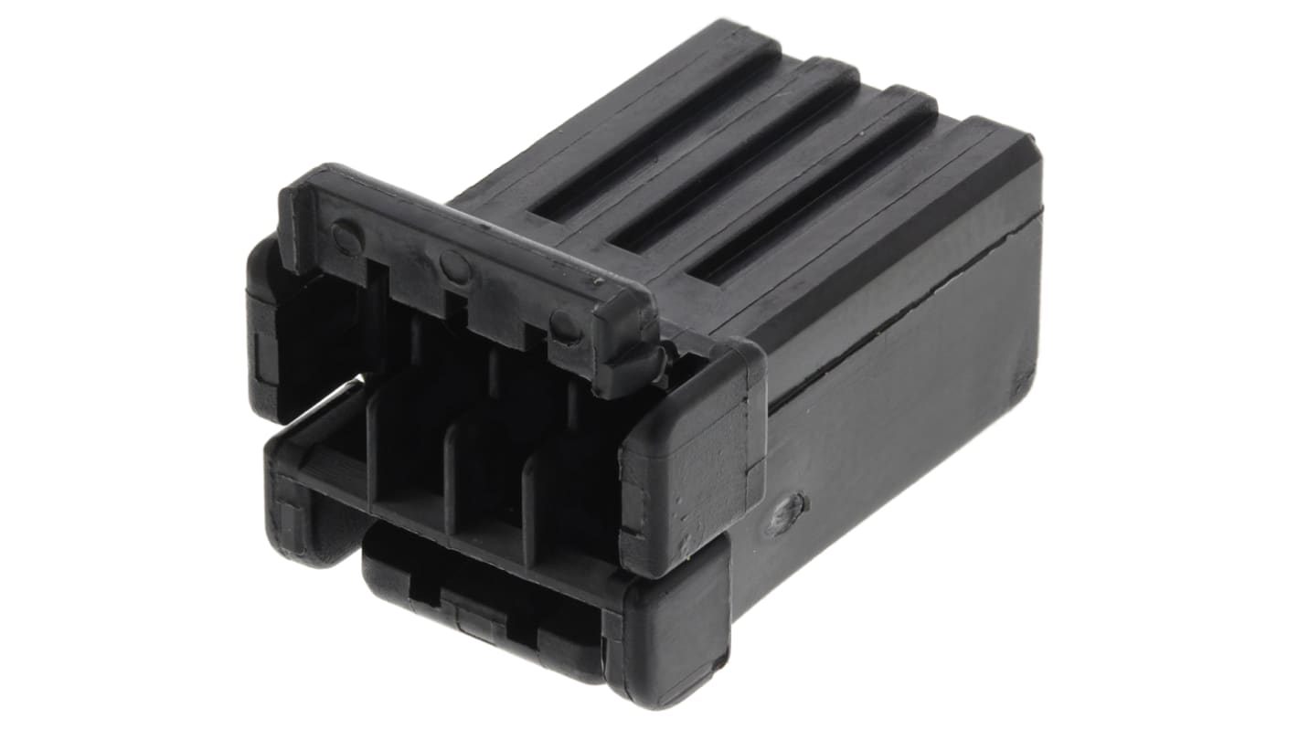 Carcasa de conector TE Connectivity 174966-2, Serie MULTILOCK 040, paso: 2.5mm, 4 contactos, , 1 fila filas, Recto,