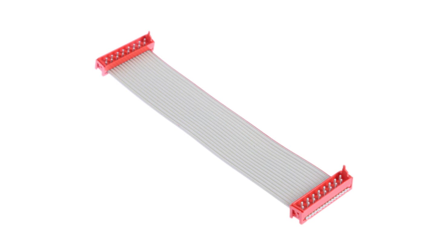 1483356-1 | TE Connectivity Micro-MaTch Series Flat Ribbon Cable, 16 ...
