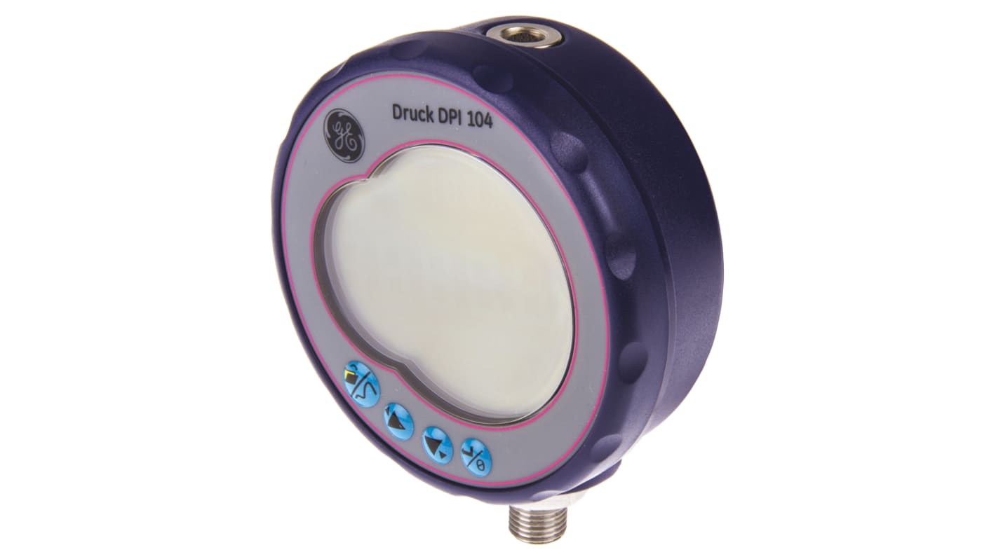 Druck G 1/4 Digital Pressure Gauge 7bar Bottom Entry, DPI104-10A, RS232, 0bar min., DPI104