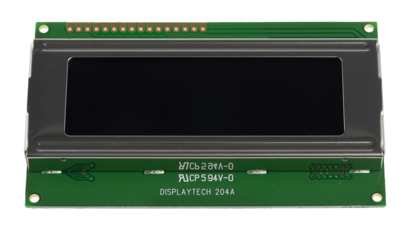 Display monocromatico LCD Displaytech, Alfanumerico, 4x20 caratteri