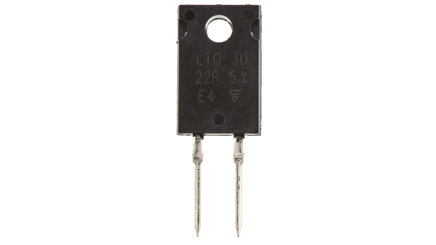 Vishay 22Ω Thick Film Resistor 30W ±5% LTO030F22R00JTE3