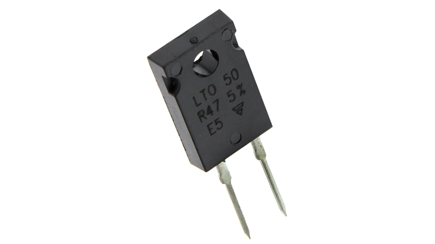 Vishay 470mΩ Thick Film Resistor 50W ±5% LTO050FR4700JTE3