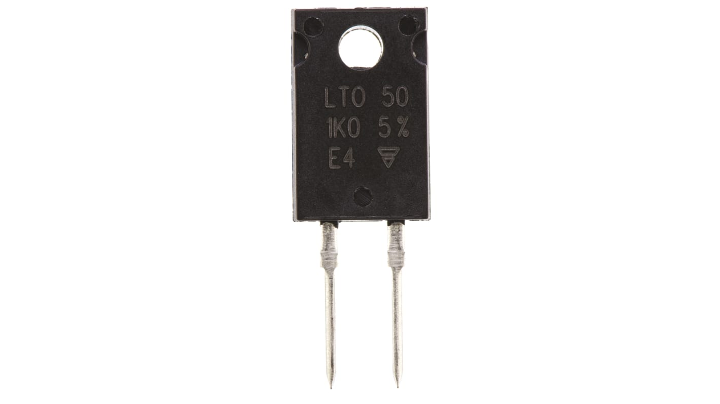 Resistencia Vishay, de 1kΩ ±5%, 50W, Serie LTO50