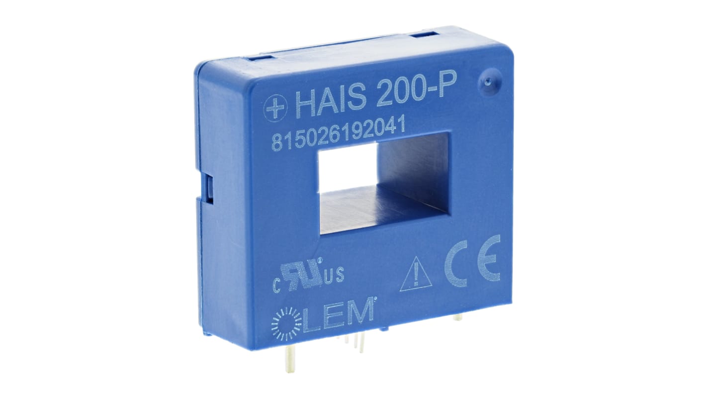 LEM HAIS Series Current Transformer, 600A Input, 600:1, 15 x 8mm Bore, 5 V