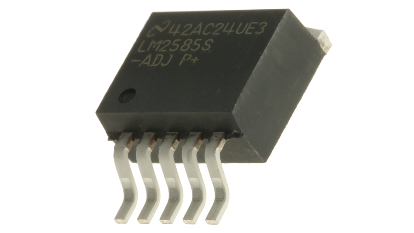 Convertitore boost LM2585S-ADJ/NOPB, 1, Step Up, 3A, Regolabile, 115 kHz, TO-263, 5-Pin