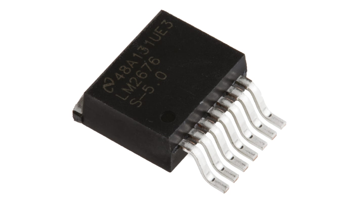 Texas Instruments, LM2676S-5.0/NOPB Step-Down Switching Regulator, 1-Channel 3A 7-Pin, D2PAK