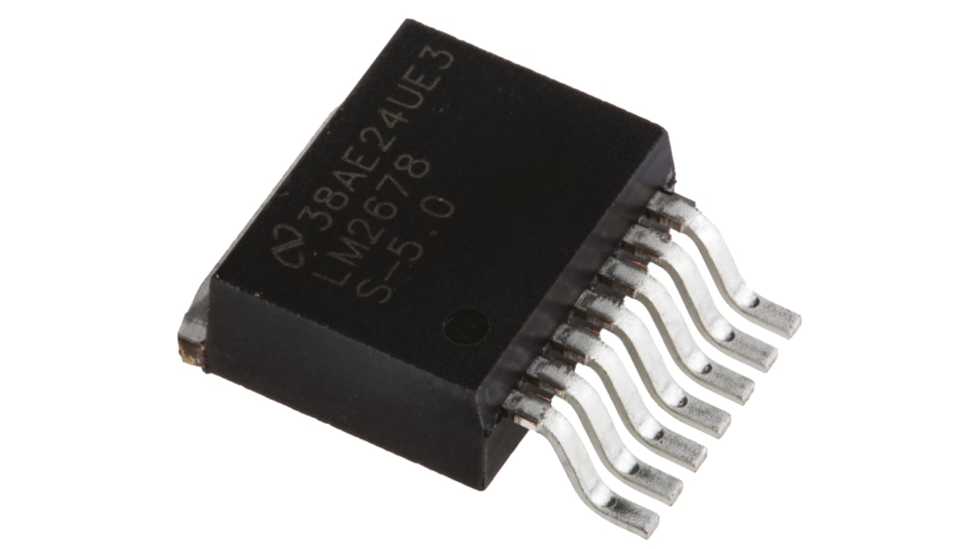 Texas Instruments, LM2678S-5.0/NOPB Step-Down Switching Regulator, 1-Channel 5A 7-Pin, D2PAK