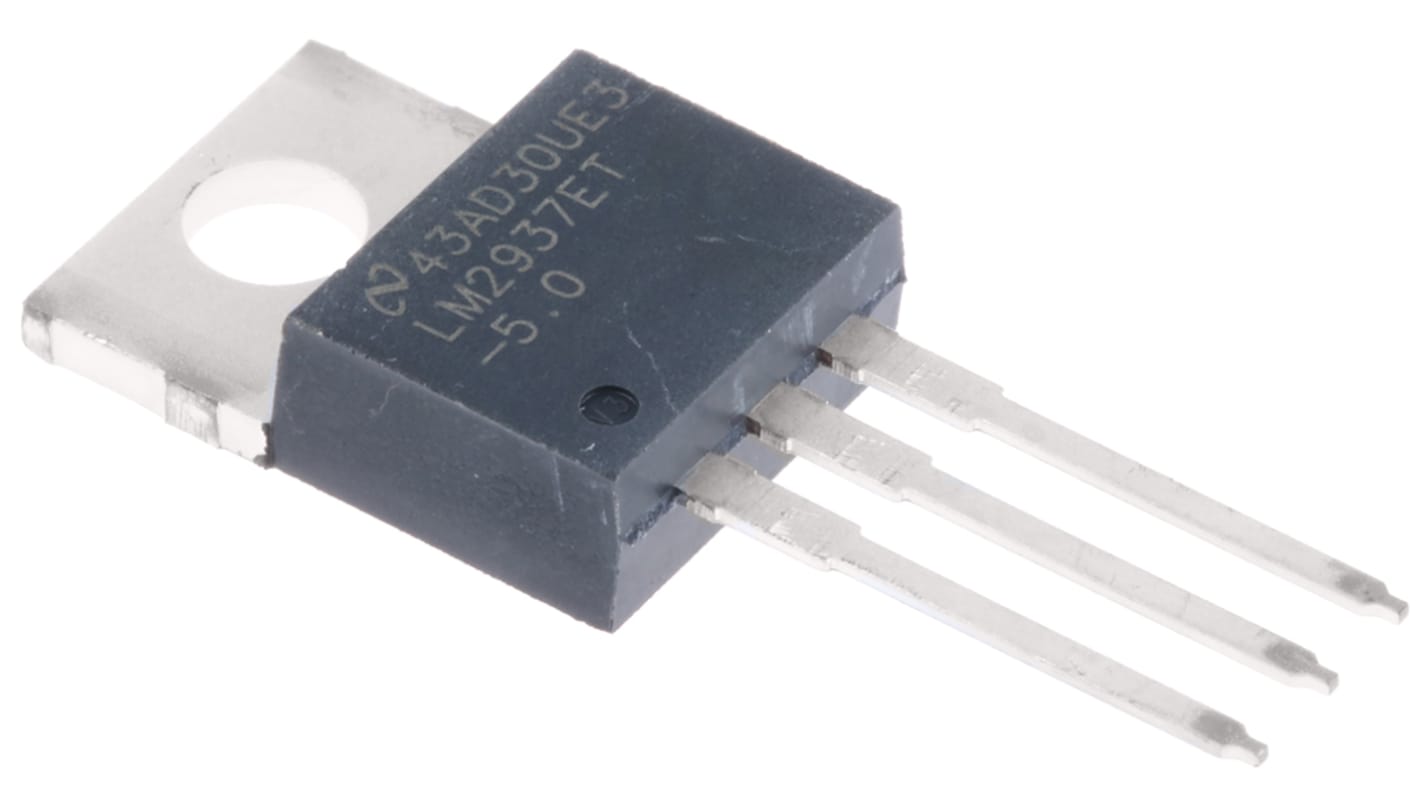 Texas Instruments LM2937ET-5.0/NOPB, 1 Low Dropout Voltage, Voltage Regulator 500mA, 5 V 3-Pin, TO-220