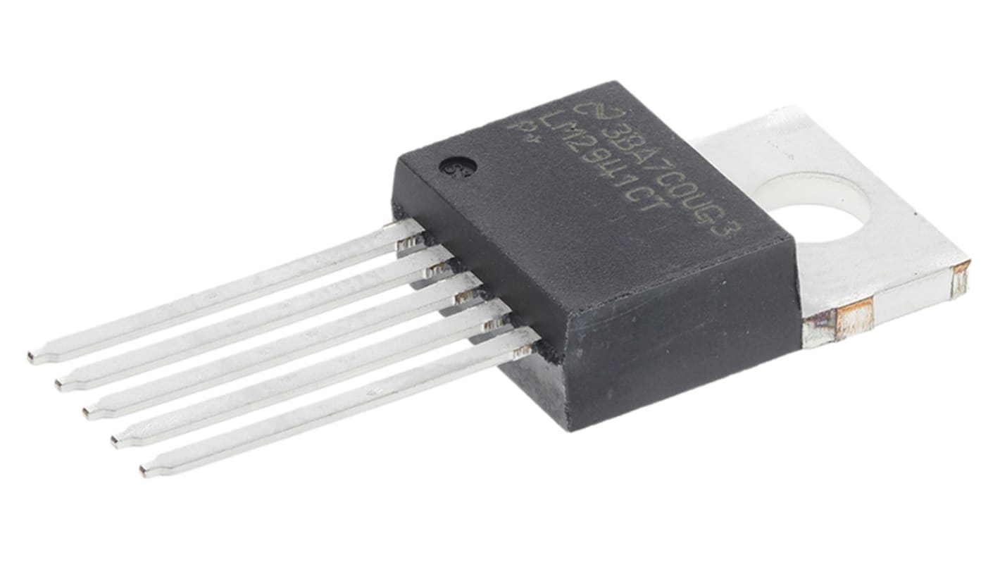 Texas Instruments 電圧レギュレータ 低ドロップアウト電圧 5 → 20 V, 5-Pin, LM2941CT/NOPB